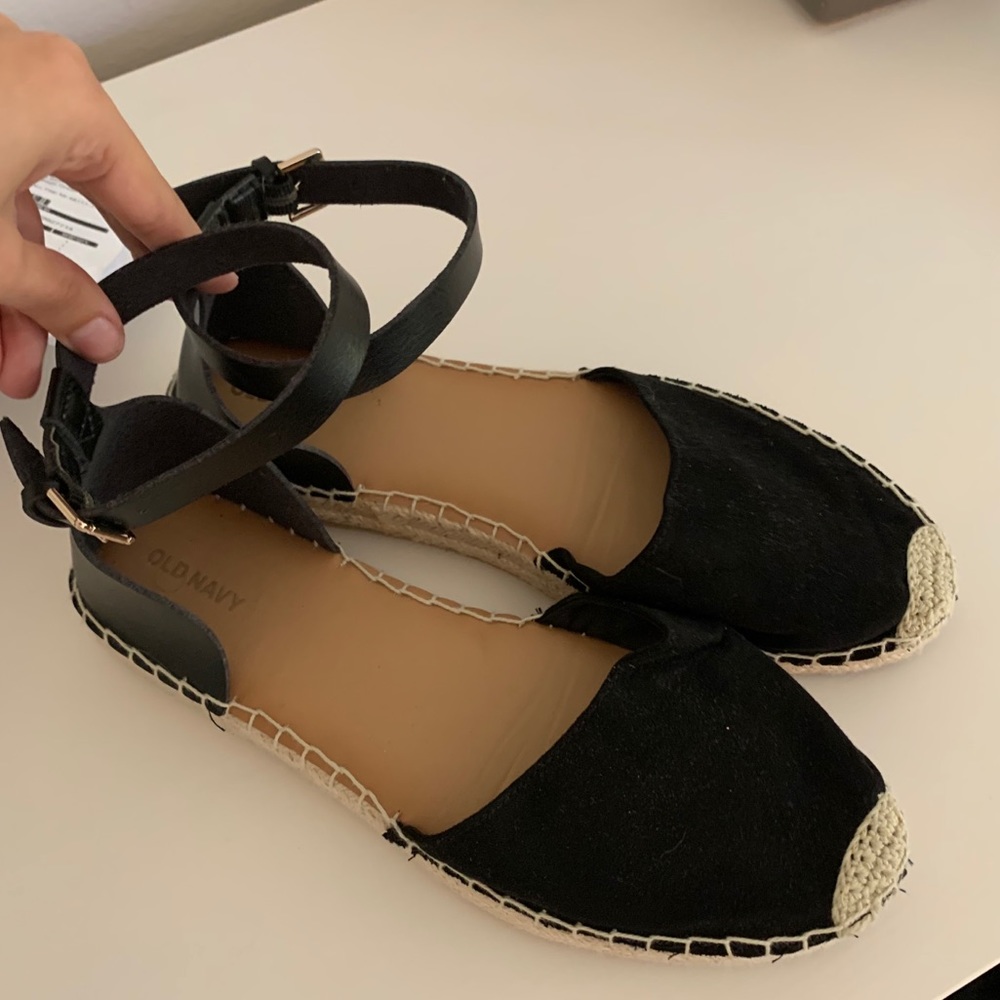 💢Sold💢Size 9.5 Black Espadrilles